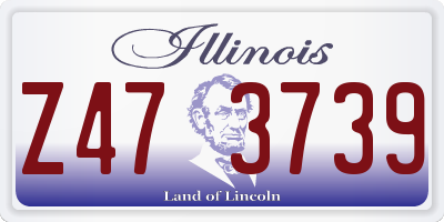 IL license plate Z473739