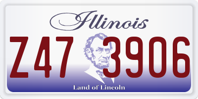 IL license plate Z473906