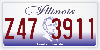 IL license plate Z473911