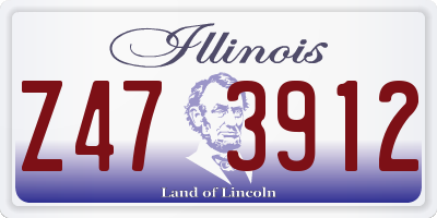 IL license plate Z473912