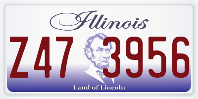 IL license plate Z473956