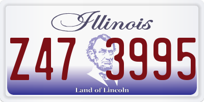 IL license plate Z473995