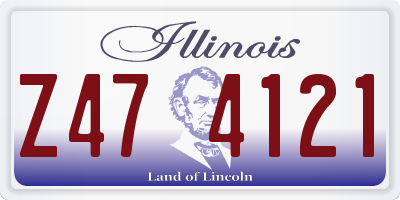 IL license plate Z474121