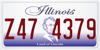 IL license plate Z474379