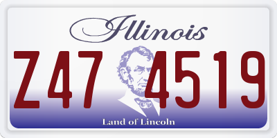 IL license plate Z474519