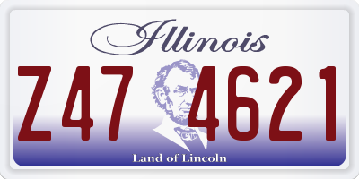 IL license plate Z474621