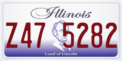 IL license plate Z475282