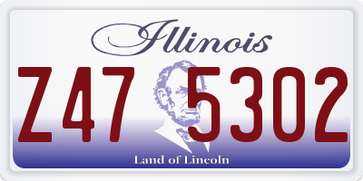 IL license plate Z475302