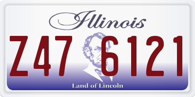 IL license plate Z476121