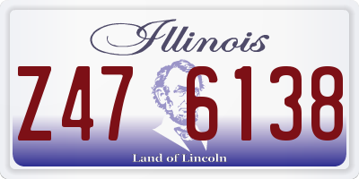 IL license plate Z476138