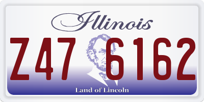 IL license plate Z476162