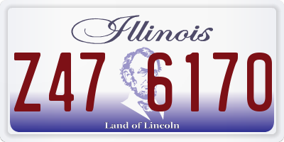IL license plate Z476170