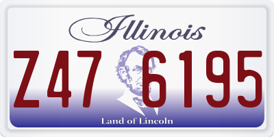 IL license plate Z476195