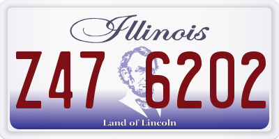 IL license plate Z476202