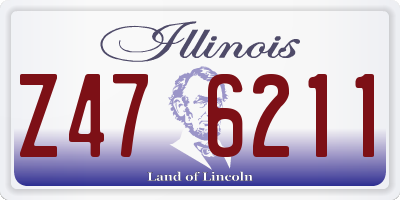 IL license plate Z476211