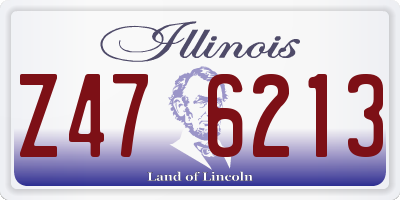 IL license plate Z476213