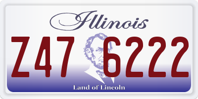 IL license plate Z476222