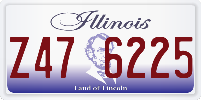 IL license plate Z476225