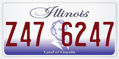 IL license plate Z476247