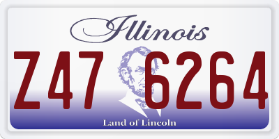IL license plate Z476264