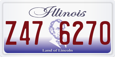 IL license plate Z476270