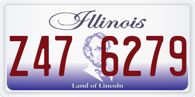 IL license plate Z476279