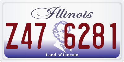 IL license plate Z476281