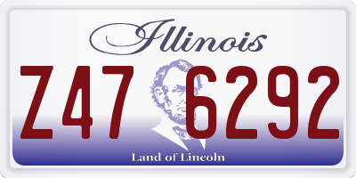 IL license plate Z476292