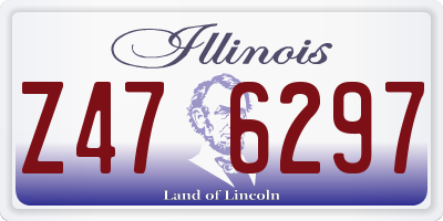 IL license plate Z476297