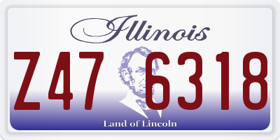 IL license plate Z476318