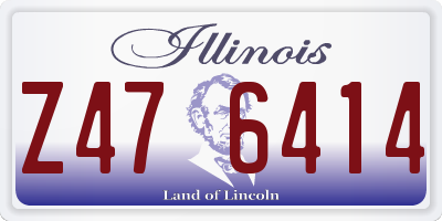 IL license plate Z476414