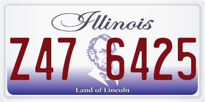 IL license plate Z476425