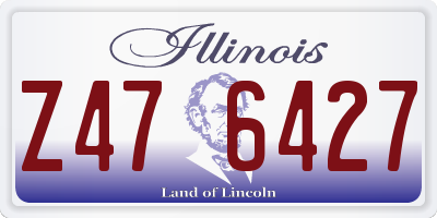IL license plate Z476427