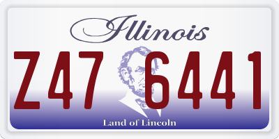 IL license plate Z476441