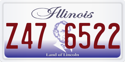 IL license plate Z476522