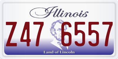 IL license plate Z476557