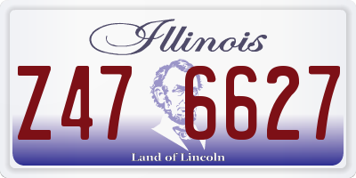 IL license plate Z476627