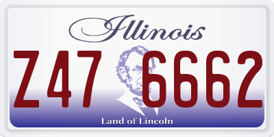 IL license plate Z476662