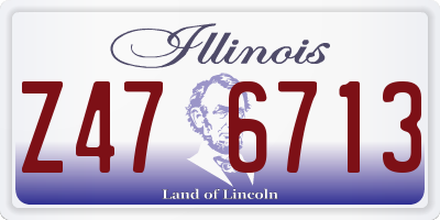IL license plate Z476713