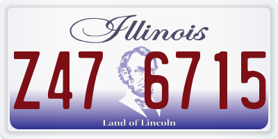 IL license plate Z476715