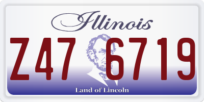 IL license plate Z476719