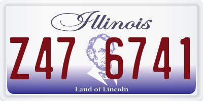 IL license plate Z476741