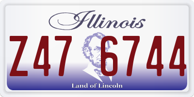 IL license plate Z476744