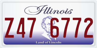 IL license plate Z476772