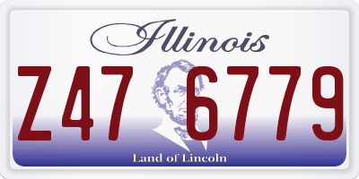 IL license plate Z476779