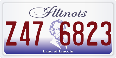 IL license plate Z476823