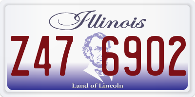 IL license plate Z476902