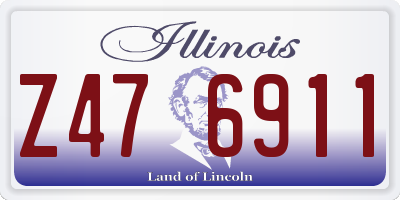 IL license plate Z476911
