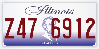 IL license plate Z476912