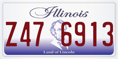 IL license plate Z476913